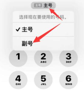 吉木乃苹果14维修店分享iPhone 14 Pro Max使用副卡打电话的方法 