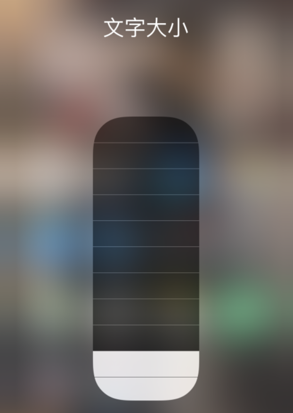 吉木乃苹果手机维修分享小技巧：在 iPhone 控制中心快速调节字体大小 