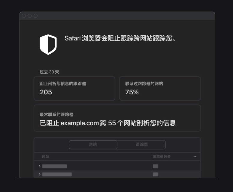 吉木乃苹果手机维修分享如何在 Safari 浏览器中查看和打开隐私报告 